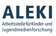 Das Logo der Arbeitsstelle für Kinder- und Jugendmedienforschung (Aleki)